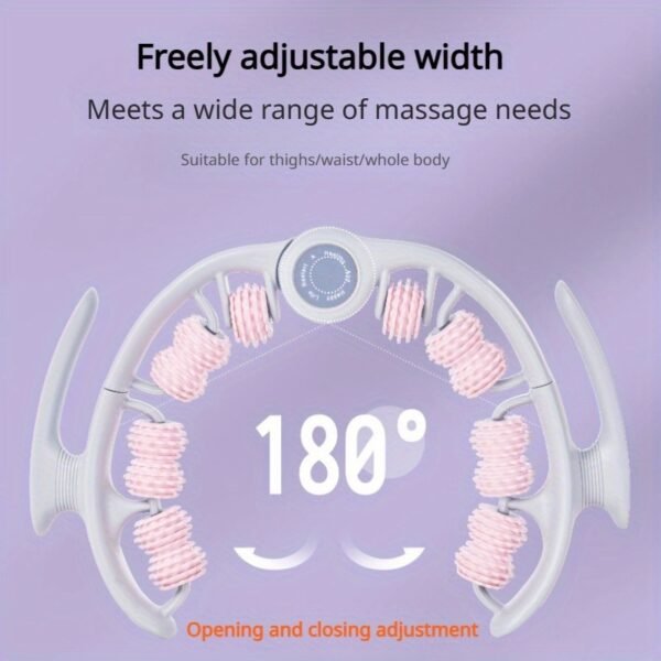 1717008681097-dd353d67213748c091753522e2263f30-goods.jpeg 14-Wheel Yoga Fitness Roller Deep Tissue Full Body Massage Tool for Muscle Recovery