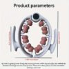 1717008682592-aaa3d9cd24b04552b3e182147aac58df-goods.jpeg 14-Wheel Yoga Fitness Roller Deep Tissue Full Body Massage Tool for Muscle Recovery