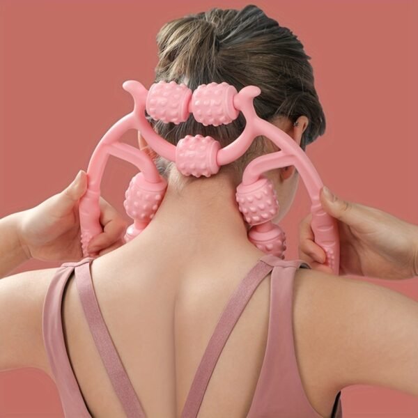 2397f437-ce05-474b-8cd6-c8dc7f9962e9.jpg 9-Wheel Leg Massage Stick Deep Tissue Muscle Roller for Circulation & Recovery
