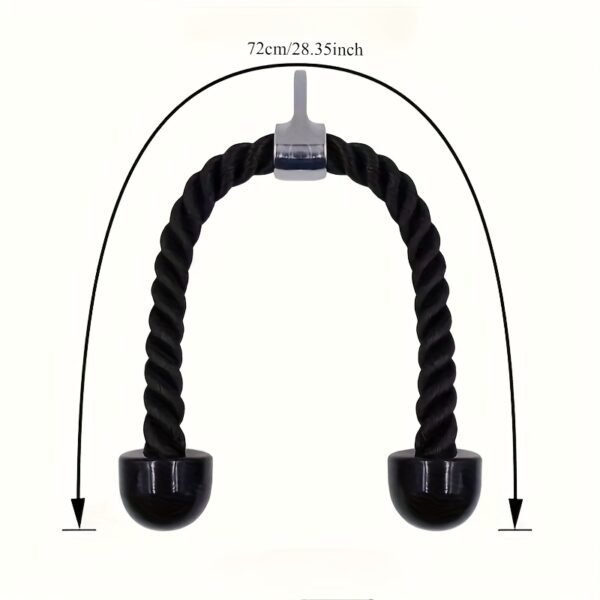 2c6167e8-b946-4392-b374-17499b4f9d6a.jpg Taekwondo Rope - Heavy-Duty Triceps Training Rope with Long Handle
