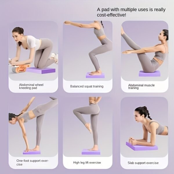 338d92ad-c72c-438c-a931-8abfb16301f3.jpg Anti-Slip Yoga Balance Mat Stability Training Exercise Mat for Core & Flexibility