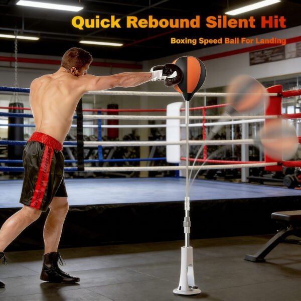 340e682174154ee58dc54d7d1daa7a78-goods.jpeg Height-Adjustable Punching Bag Stand Durable Boxing Training Equipment for Home Gym