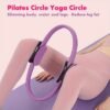 46027eed758e780fd2f51d8d661b9f18.jpg Pilates Ring Resistance Circle Yoga Fitness Toning Ring for Core & Full Body Training
