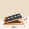 Professional Wooden Slant Board Adjustable Non-Slip Calf Stretching & Rehab Trainer