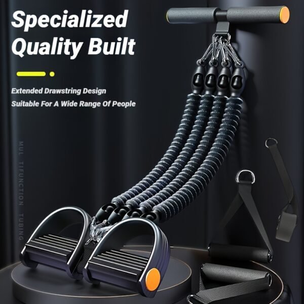 4f54c62f146d4bb0a57b627e8c092197-goods.jpeg Portable Pedal Resistance Trainer Adjustable Foot Pedal Tensioner for Arm & Leg Exercise