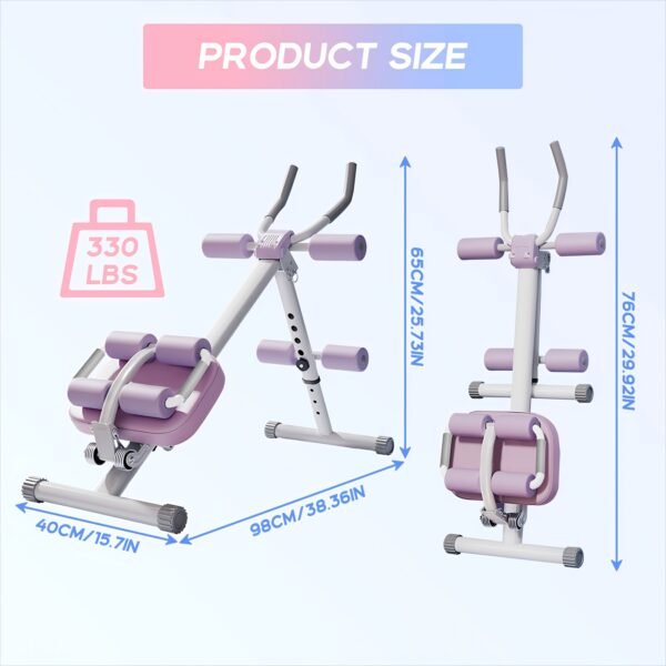 52d5cc93-0b78-4e05-8b8e-8b23b7e09fae.jpg Foldable Abdominal Trainer Machine Home Core Workout Equipment for Strength & Body Sculpting