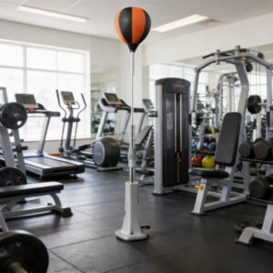 553d429d8d744d25a4f7c3712bba64d6-goods.jpeg Height-Adjustable Punching Bag Stand Durable Boxing Training Equipment for Home Gym
