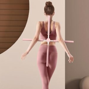 583b174222aba5367209cfe7a1d0da8f.jpg Multifunctional Yoga Stick / Pilates Body Bar Cross Back Training Rod for Posture & Flexibility