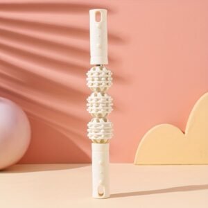 3-Wheel Massage Stick Roller Full Body Muscle Relief & Recovery Tool