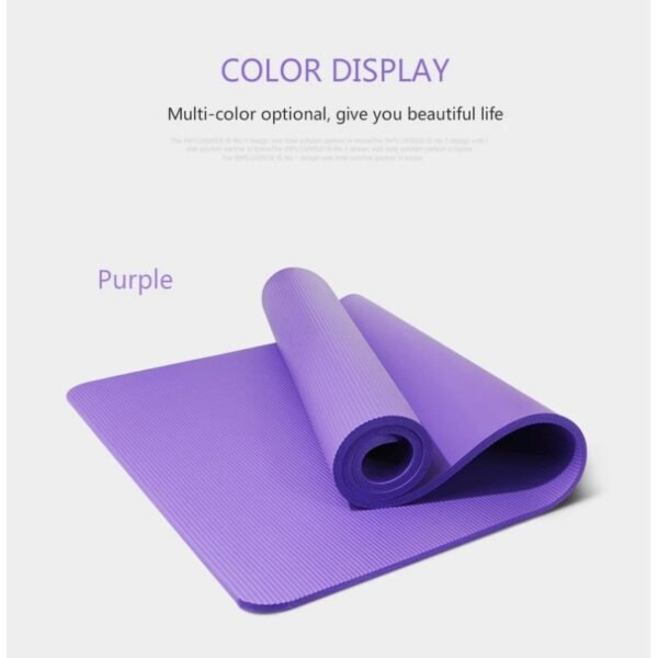 65f561193cdf4596a0b93cc7d1fcc3ed-goods.jpeg 10mm Extra Thick High-Density Yoga Mat Anti-Slip Soft Cushion Exercise Workout Mat