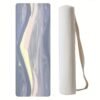 72dd1075-5969-404b-b9fb-99005db9e82a.jpg 5mm Thick Non-Slip Yoga Mat Purple with Marble & Striped Design