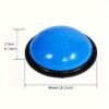 7ecb2310-0997-4cae-bf8a-34a366b6a1fc.jpg Half-Round Balance Yoga Ball Speed Training Stability Dome for Core Workout (Blue)