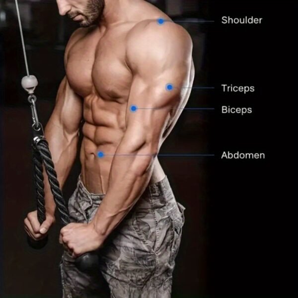 80c8679af36640c597adf39e85484495-goods.jpeg Taekwondo Rope - Heavy-Duty Triceps Training Rope with Long Handle