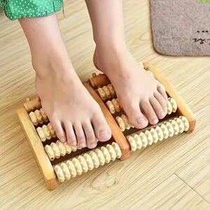 855635d527644ec88eedb2c57b35c2f4-goods.jpeg Wooden Foot Massager Roller Natural Acupressure Foot Therapy Tool for Relaxation & Circulation