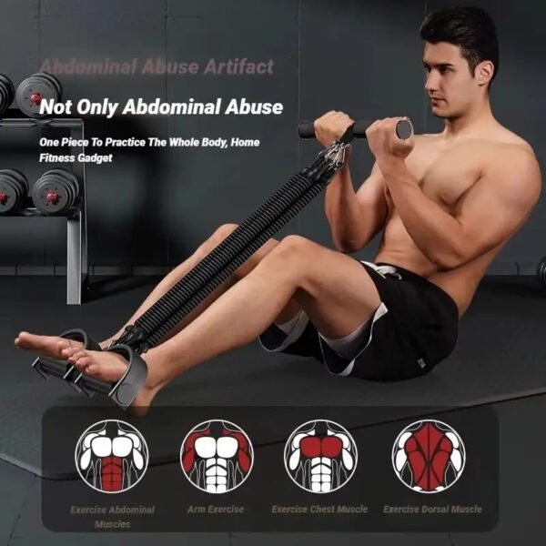 ae7a416c98fc4bbc9724294c3a833e95-goods.jpeg Portable Pedal Resistance Trainer Adjustable Foot Pedal Tensioner for Arm & Leg Exercise