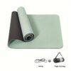 bce9b28b-5478-43a1-b283-cda7827dfdb6.jpg Non-Slip Yoga Mat with Carrying Strap Textured Surface Exercise Mat for Fitness & Training