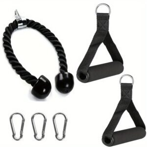 c4ccb52c21514851912b2447000ff258-goods.jpeg Taekwondo Rope - Heavy-Duty Triceps Training Rope with Long Handle