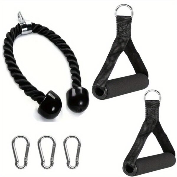c4ccb52c21514851912b2447000ff258-goods.jpeg Taekwondo Rope - Heavy-Duty Triceps Training Rope with Long Handle