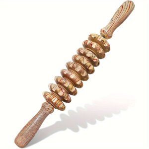 c6ddb3e4b08e4c0d96816b0df375ad74-goods.jpeg Wooden 9-Roller Massage Stick Handheld Body Massager for Muscle Relief & Relaxation