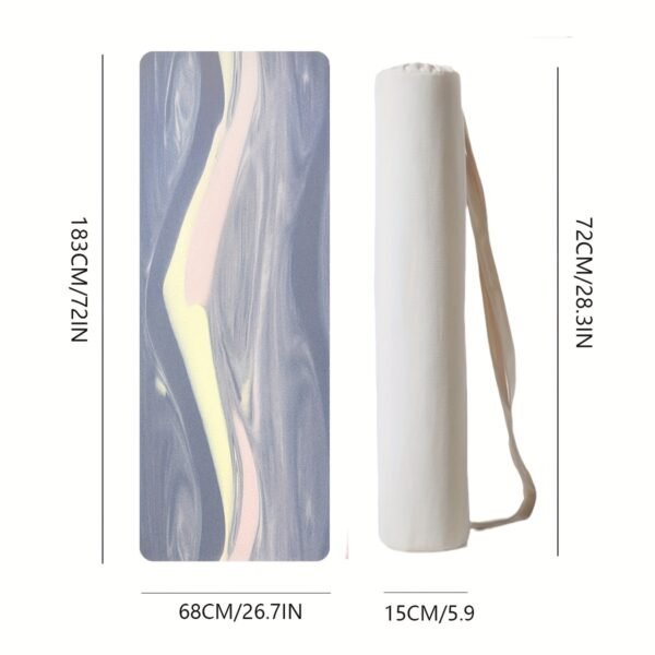cba7b257-8380-469a-aac4-f8cf4c46496b.jpg 5mm Thick Non-Slip Yoga Mat Purple with Marble & Striped Design