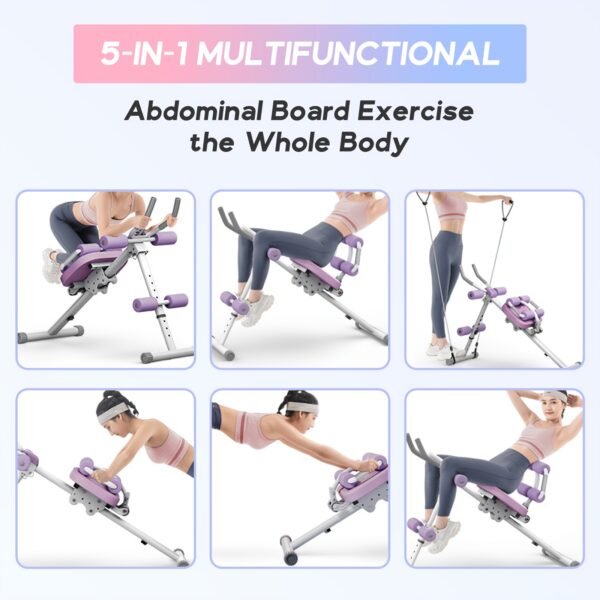 cca418bc-4d69-4df9-9605-54a10939dbe2.jpg Foldable Abdominal Trainer Machine Home Core Workout Equipment for Strength & Body Sculpting