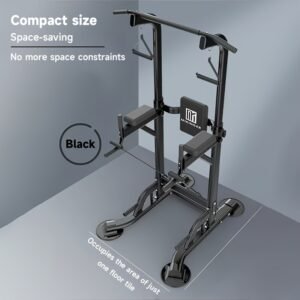 e937b710-b379-47f1-9d56-dca0e0425971.jpg Multifunctional Pull-Up & Dip Station Single & Double Bar Home Gym Fitness Equipment