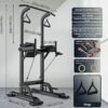 eca4affc2e326dffe06cd37740c8c4b7_1766828326320.jpg Multifunctional Pull-Up & Dip Station Single & Double Bar Home Gym Fitness Equipment
